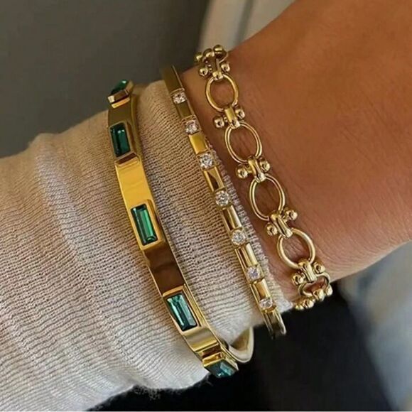 Anthropologie Jewelry - Minimalist link chain bracelet #1370